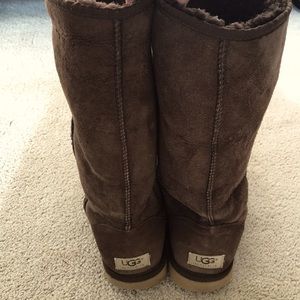 Chocolate dark brown tall Ugg Boots
